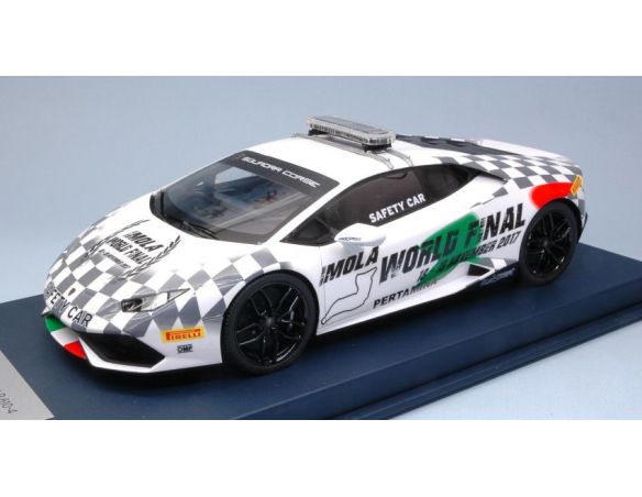 Looksmart LS18SCV LAMBORGHINI HURACAN LP 610-4 SAFETY CAR IMOLA 2017 1:18 C/VETR. Modellino