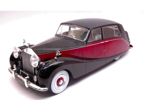 MODELCARGROUP MCG18064 ROLLS ROYCE SILVER WRAITH EMPRESS BY HOOPER BLACK/DARK RED 1:18 Modellino