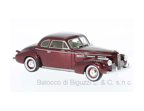 Neo Scale Models NEO47171 LASALLE SEIRES 50 COUPE' 1940 METALLIC RED 1:43 Modellino