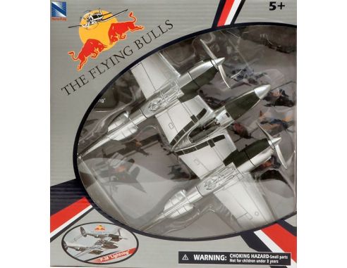New Ray NY21253 AEREO P-38 LIGHTNING THE FLYING BULLS 1:48 Modellino