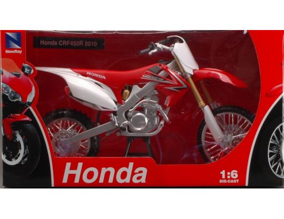 New Ray NY49383H HONDA CRF 450 R 2010 1:6 Modellino