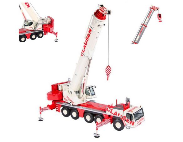 NZG NZG959-02 CAMION GRU LIEBHERR LTM1250-5.1 CLAUSEN MOBILCRANE 1:50 Modellino