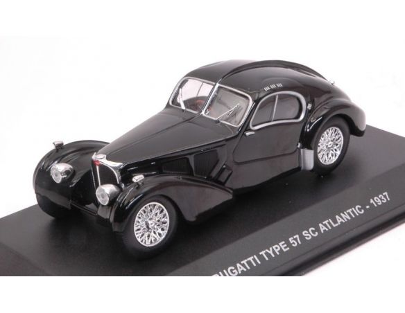 Solido SL4302500 BUGATTI TYPE 57 SC ATLANTIC 1937 BLACK 1:43 Modellino