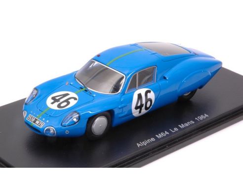 Spark Model S5680 ALPINE M64 N.46 17th LM 1964 H.MORROGH-R.DE LAGENESTE 1:43 Modellino