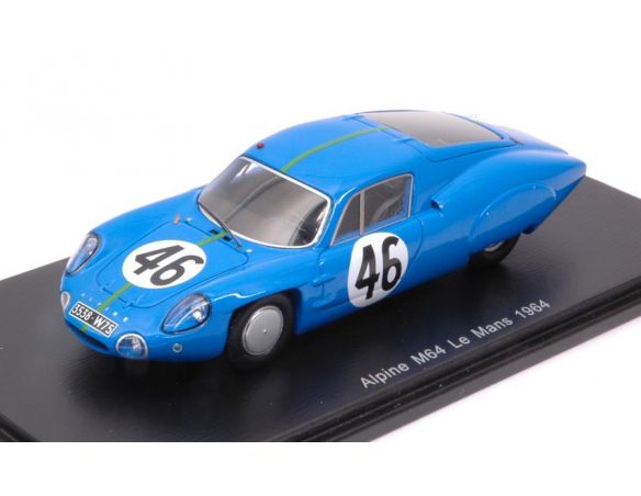 Spark Model S5680 ALPINE M64 N.46 17th LM 1964 H.MORROGH-R.DE LAGENESTE 1:43 Modellino