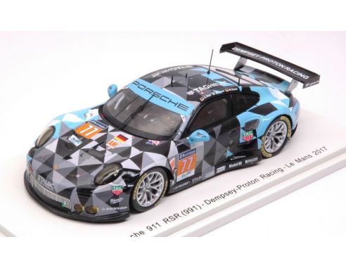 Spark Model S5838 PORSCHE 911 RSR N.77 35th LM 2017 RIED-CAIROLI-DIENST 1:43 Modellino