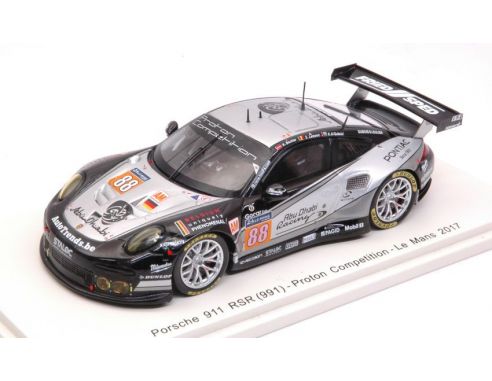 Spark Model S5840 PORSCHE 911 RSR N.88 DNF LM 2017 BACHLER-LEMERET-AL QUBAISI 1:43 Modellino