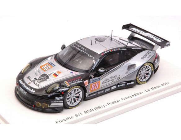 Spark Model S5840 PORSCHE 911 RSR N.88 DNF LM 2017 BACHLER-LEMERET-AL QUBAISI 1:43 Modellino