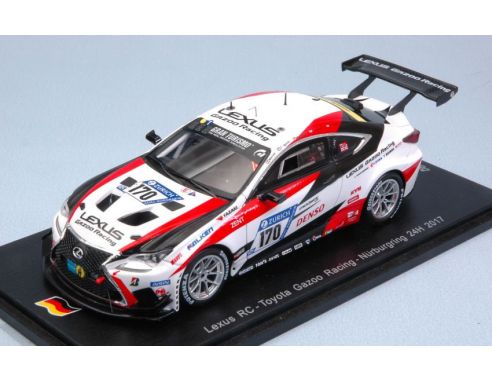 Spark Model SG312 LEXUS RC N.170 25th 24 H NURBURGRING 2017 IGUCHI-MATSUI-GAMO-YABUKI 1:43 Modellino