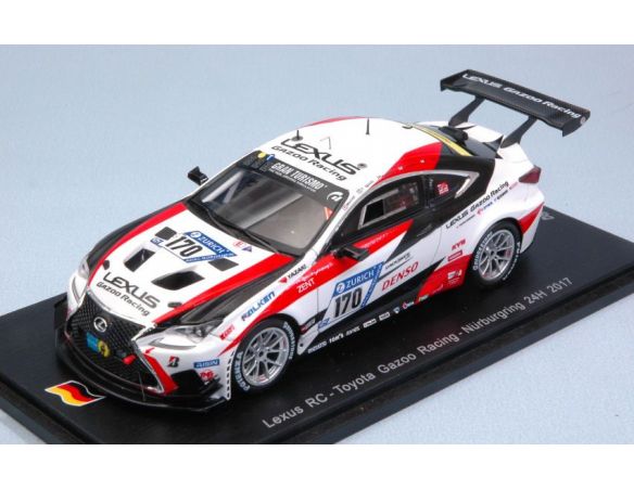 Spark Model SG312 LEXUS RC N.170 25th 24 H NURBURGRING 2017 IGUCHI-MATSUI-GAMO-YABUKI 1:43 Modellino