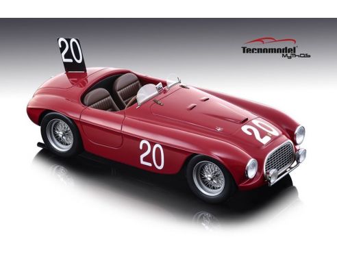 Tecnomodel TMD1852C FERRARI 166 MM N.20 WINNER 24 H SPA 1949 L.CHINETTI-J.LUCAS 1:18 Modellino