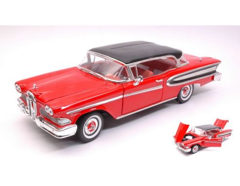 White Box WB18006 FORD EDSEL CITATION RED/BLACK 1:18 Modellino