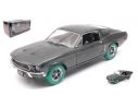 Greenlight GREEN84041GR FORD MUSTANG GT 1967 STEVE MC QUEEN BULLIT GREEN WHEELS 1:24 Modellino