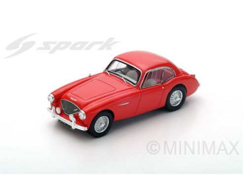 Spark Model S4128 AUSTIN HEALEY 100S COUPE' 1955 RED 1:43 Modellino