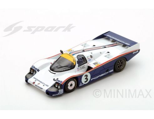 Spark Model S43LM83 PORSCHE 956 N.3 WINNER LM 1983 HOLBERT-HAYWOOD-SCHUPPAN REPROD.1:43 Modellino
