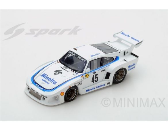 Spark Model S5092 PORSCHE 935 N.45 13th LM 1979 A.PLANKENHORN-P.GURDJIAN-J.WINTER 1:43 Modellino