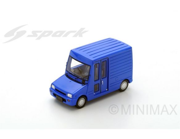 Spark Model SJ043 DAIHATSU MIRA WALK THROUGH VAN 1992 BLUE 1:43 Modellino