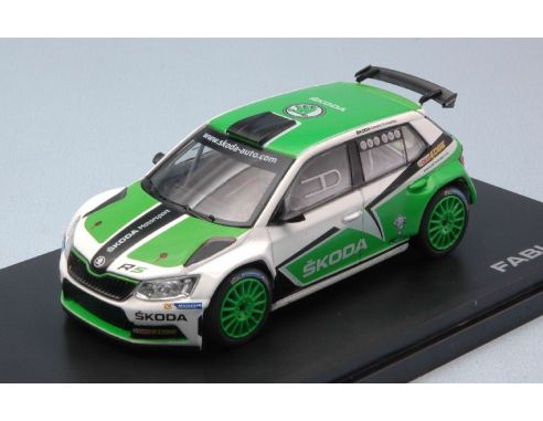 Abrex AB605T2 SKODA FABIA III R5 2015 SKODA MOTORPORT DESIGN 1:43