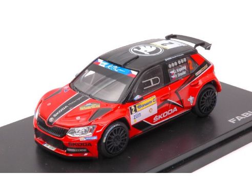 Abrex AB605TG SKODA FABIA III R5 N.2 WINNER BARUM CZECH RALLY 2016 J.KOPECKY-P.DRESLER Modellino