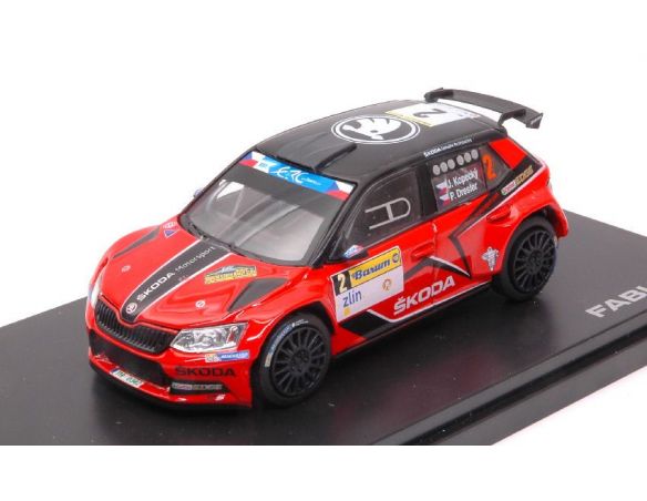 Abrex AB605TG SKODA FABIA III R5 N.2 WINNER BARUM CZECH RALLY 2016 J.KOPECKY-P.DRESLER Modellino