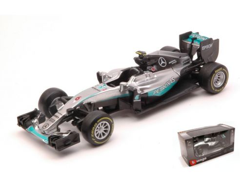 Bburago BU38126R MERCEDES F1 W07 HYBRID N.ROSBERG 2016 N.6 1:43 Modellino