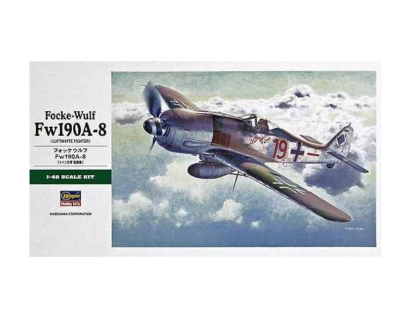 HASEGAWA 9094 FOCKE-WULF FW190A-8  1:48 KIT Modellino