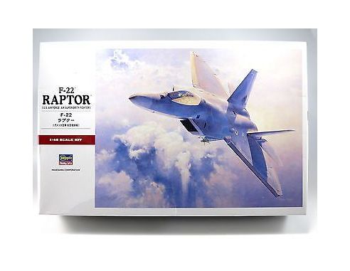 HASEGAWA 7245 F-22 RAPTOR 1:48 KIT Modellino