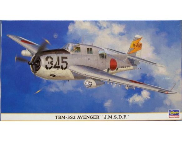 HASEGAWA 0984 TBM-3S2 AVANGER J.M.S.D.F.  1:72 KIT Modellino