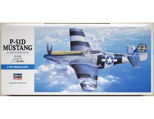 HASEGAWA 01455 P-51D MUSTANG 1:72 KIT Modellino