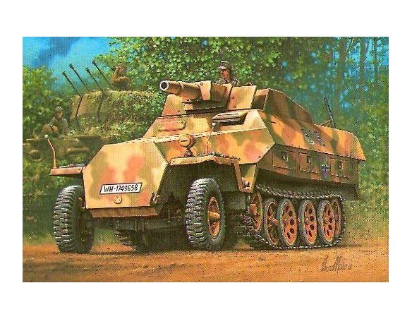 HASEGAWA 31146 SD KFZ 251/9 STUMMEL 1:72 KIT Modellino