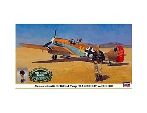 HASEGAWA 09871 MESSERSCHMITT BF109F-4 MARSEILLE 1:48 KIT Modellino