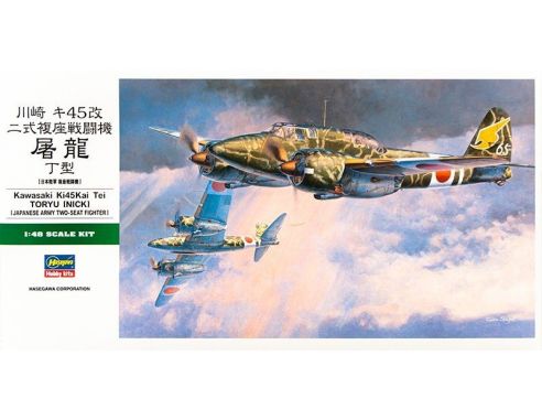 HASEGAWA 19195 KAWASAKI KI45KAI TEI TORYU NICK 1:48 KIT Modellino