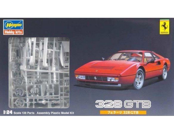 HASEGAWA Hobby Kits 20232 FERRARI 328 GTB 1:24  KIT Auto Modellino