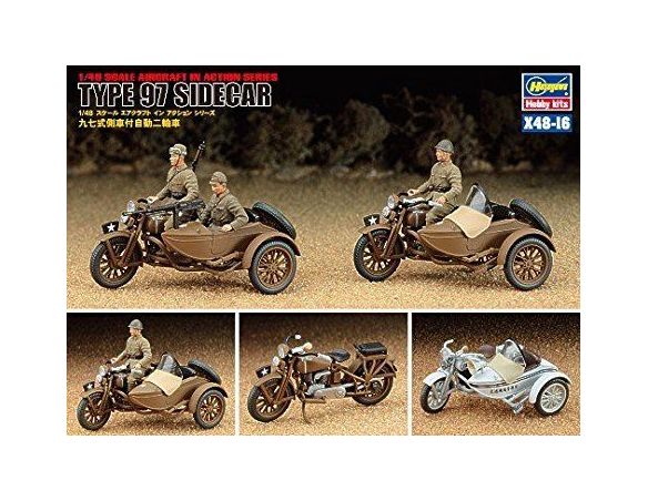 HASEGAWA 36116 TYPE 97 SIDECAR 1:48 KIT Modellino