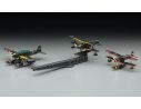 HASEGAWA 72140 JAPANESE NAVY SHIP SEA PLANE SET A 1:350 KIT Modellino