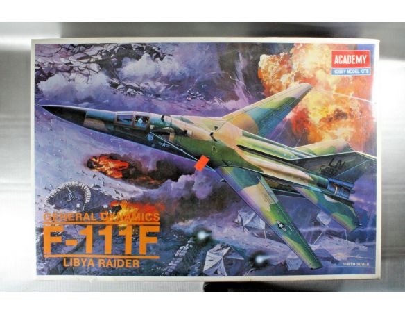 ACADEMY 1675 GENERAL DYNAMICS F-11F LIBYA RAIDER 1:48 Kit Modellino