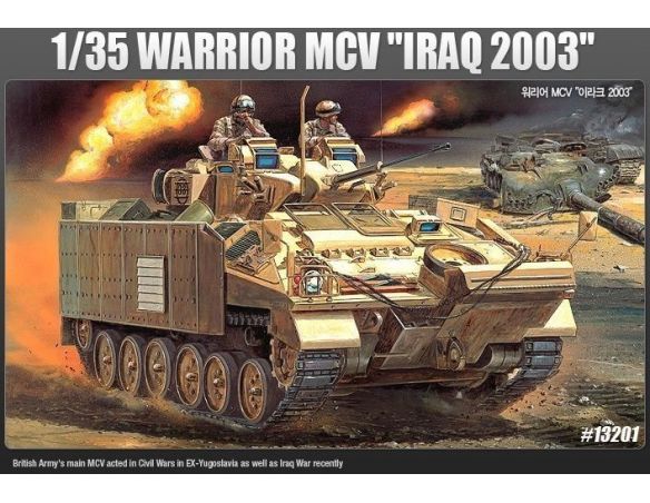 ACADEMY 13201 WARRIOR MCV IRAQ 2003 1:35 Kit Modellino