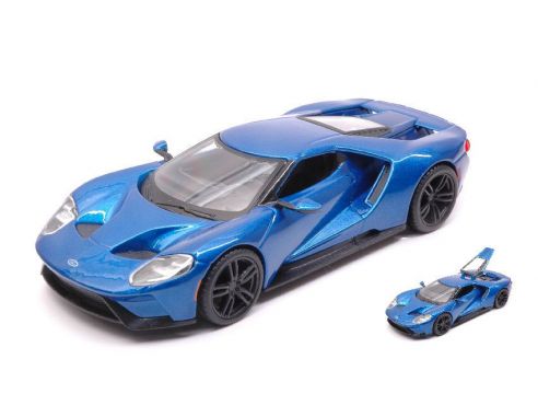 Bburago BU43100H FORD GT 2017 METALLIC BLUE 1:32 Modellino