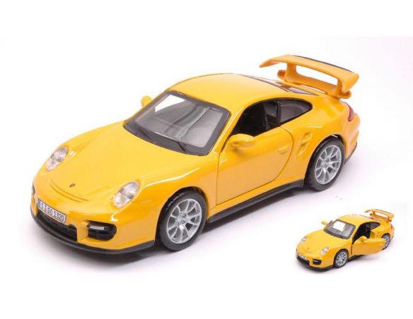 Bburago BU43100P PORSCHE 911 GT2 YELLOW 1:32 Modellino