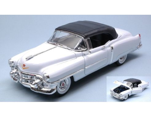 Welly WE22414W CADILLAC ELDORADO 1953 SOFT TOP WHITE 1:24-27 Modellino