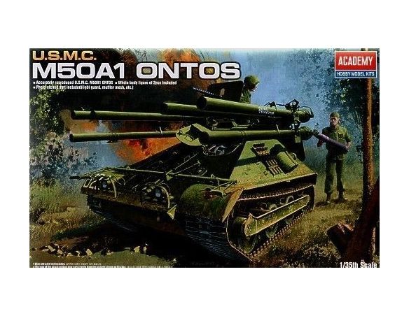 ACADEMY 13218 U.S.M.C. M50A1 ONTOS 1:35 Kit Modellino