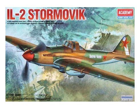 ACADEMY 12417 IL-2 STORMOVIK 1:72 Kit Modellino