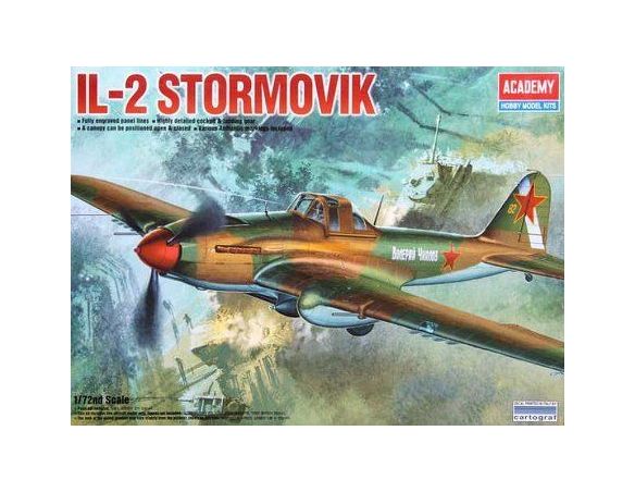 ACADEMY 12417 IL-2 STORMOVIK 1:72 Kit Modellino