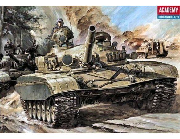 ACADEMY 1302 T-72 RUSSIAN ARMI MAIN BATTLE TANK 1:48 Kit Modellino