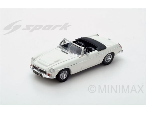Spark Model S4143 MGC CONVERTIBLE 1967 WHITE 1:43 Modellino
