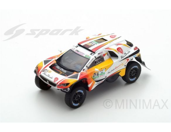 Spark Model S5618 PEUGEOT 2008 DKR N.319 6th DAKAR 2017 K.AL QASSIMI-P.MAIMON 1:43 Modellino