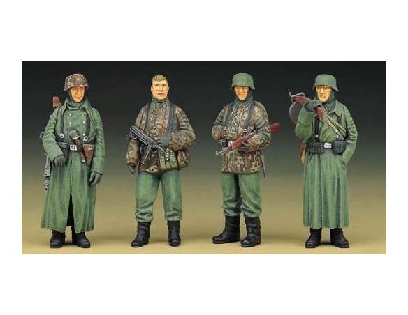 ACADEMY 1377 GERMAN INFANTRY SET BUTTLE OF BULGE 1944 1:35 Kit Modellino