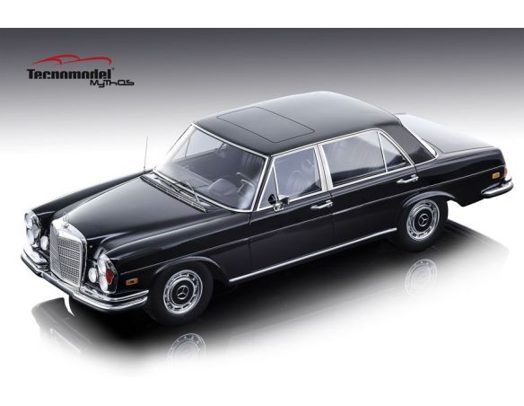 Tecnomodel TMD1870A MERCEDES 300 SEL 6,3 1968 BLACK 1:18 Modellino
