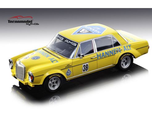 Tecnomodel TMD1870D MERCEDES 300 SEL 6,8 N.38 HOCKENHEIM FINALE 1971 H.HEYER 1:18 Modellino