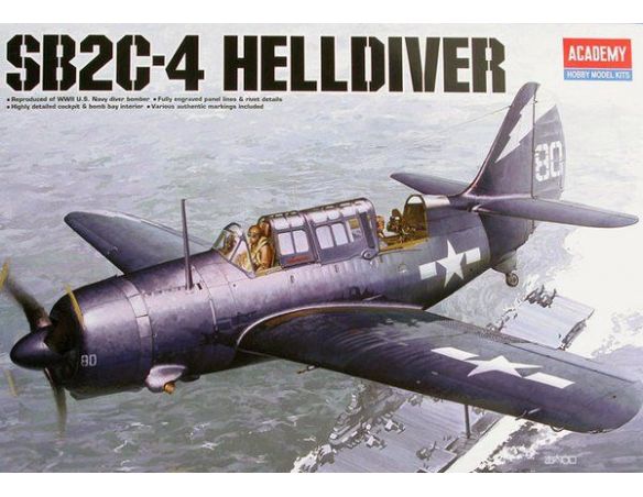 ACADEMY 12406 SB2C-4 HELLDIVER  1:72 Kit Modellino